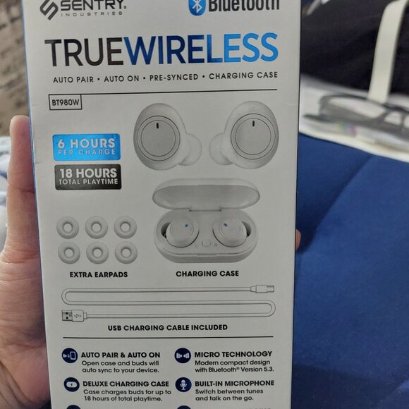 SENTRY Bluetooth TrueWireless Earbuds Earphones - Picture 1 of 9